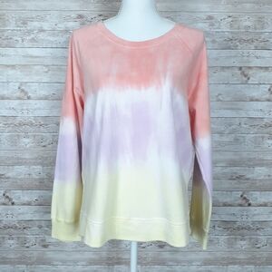 Style & Co Sweatshirt Tie Dye Sherbet K